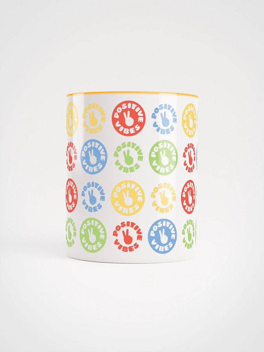 Positive Vibes (Ceramic Mug with Color Inside) product image (5)