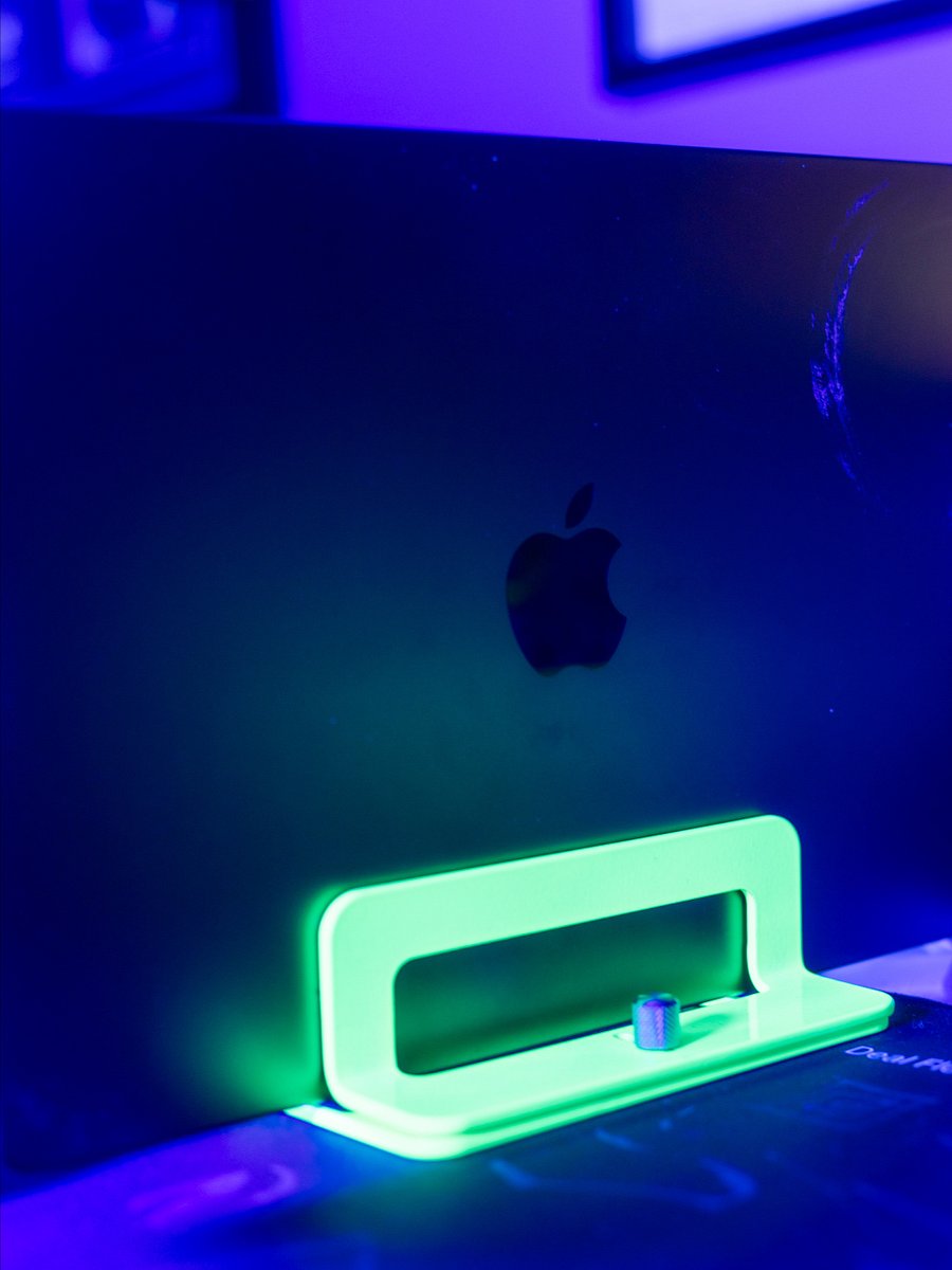 Neon Yellow Laptop Holder product image (1)