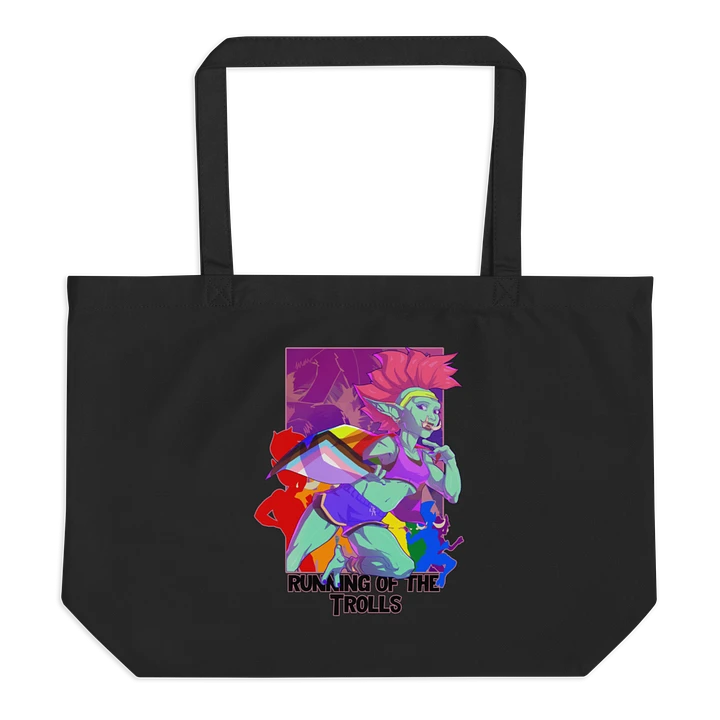 Troll Racer Large Eco Tote - By Eggu product image (1)