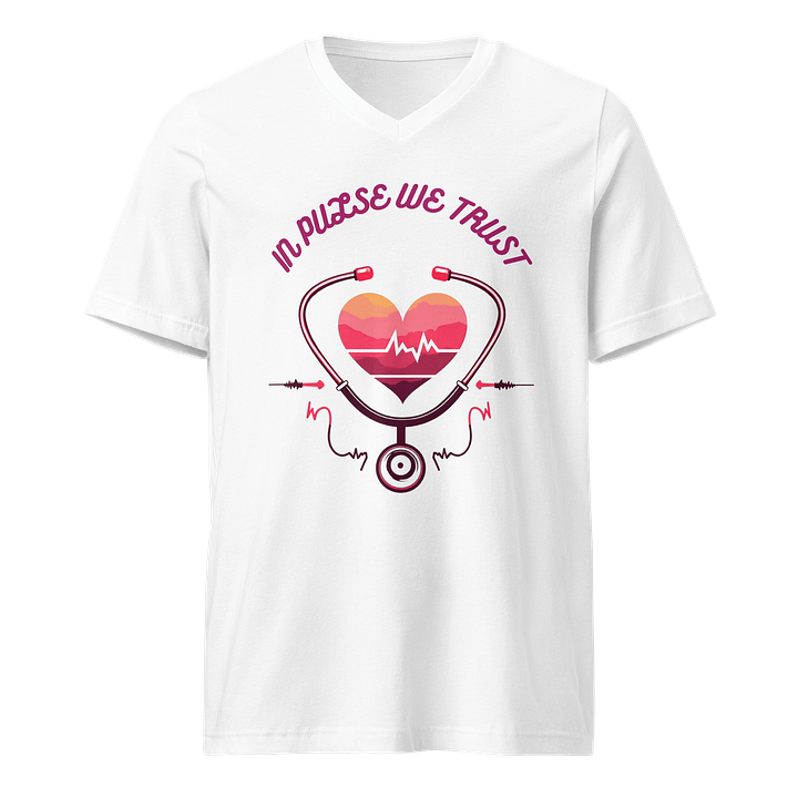 Heartbeat Trust V-Neck Tee product image (1)