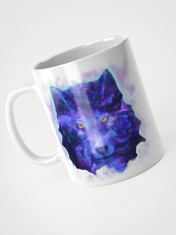 Meji Space Wolf Mascot Gloss Mug product image (1)