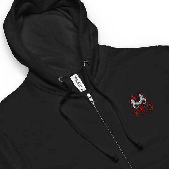 Sewitscher Red Fleece Zip Up Hoodie product image (2)