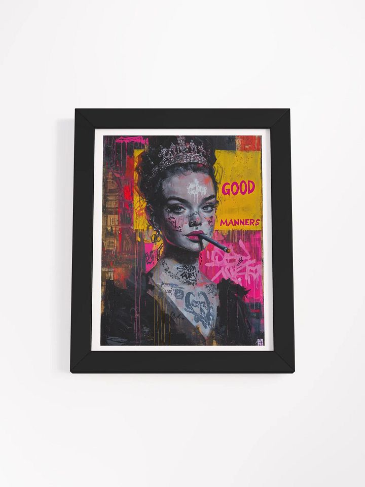 Good Manners Princess Framed Poster Art product image (1)