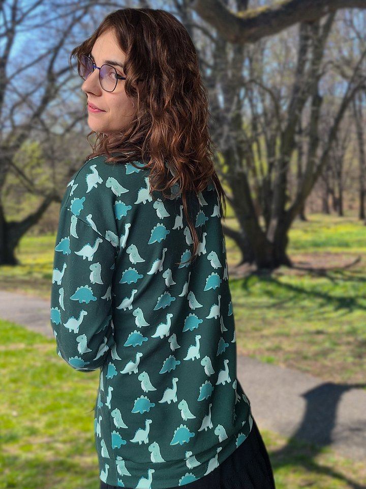 Green Dino Eco Sweatshirt product image (1)