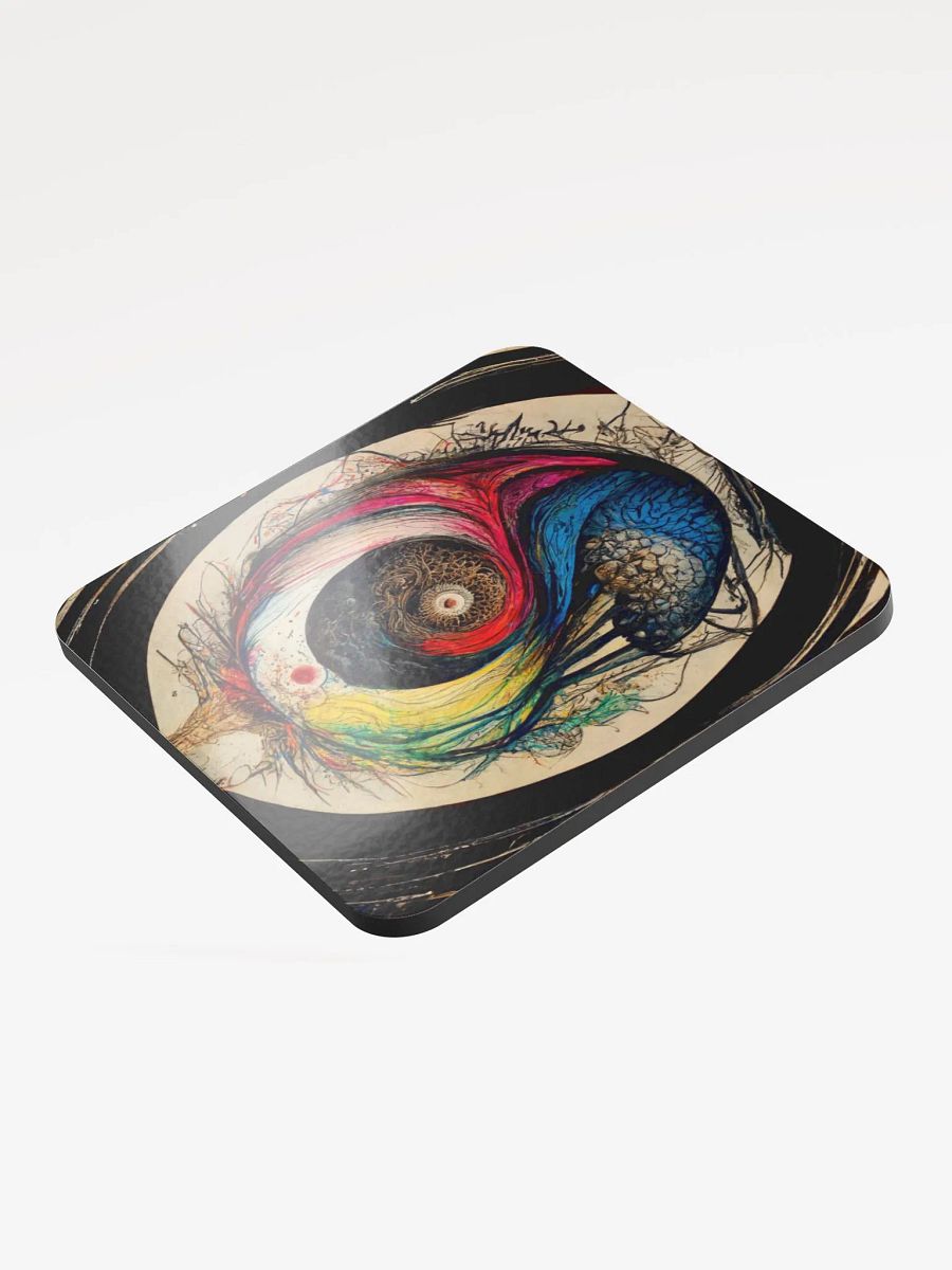 Cosmic Balance Glossed Cork Coaster product image (3)
