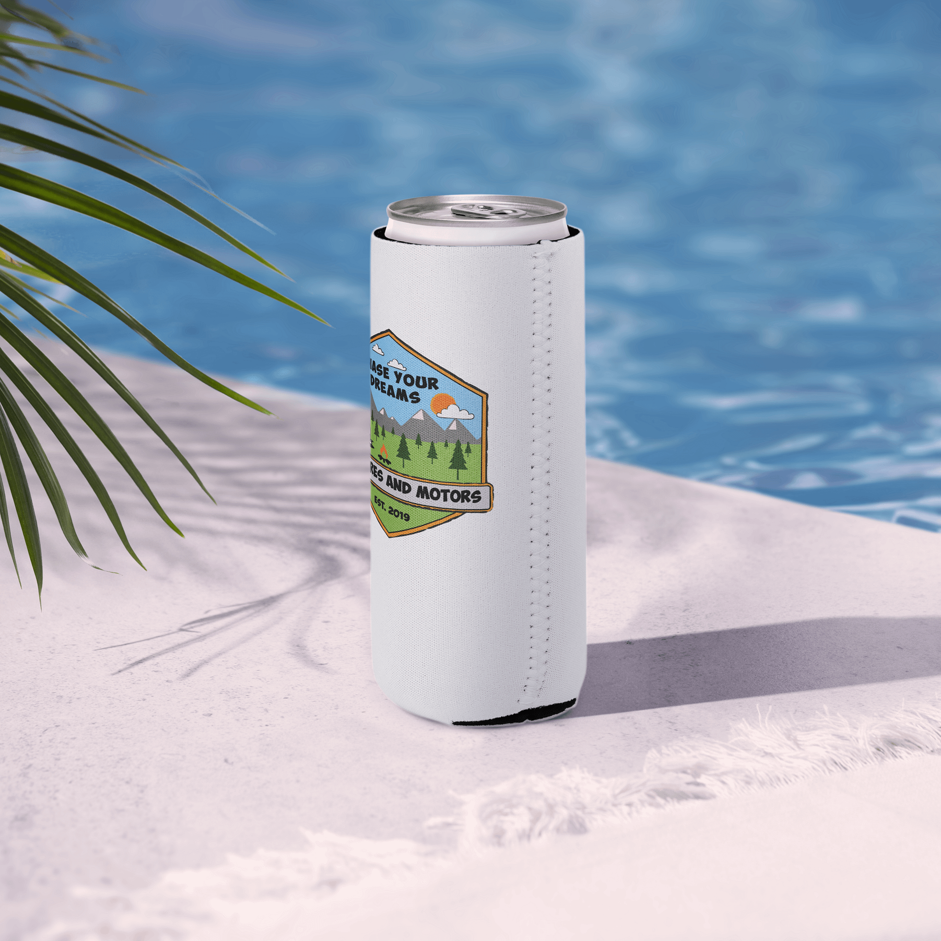 Chase Your Dream Campfires and Motors Koozie – Regular & Slim Can Holder product image (6)