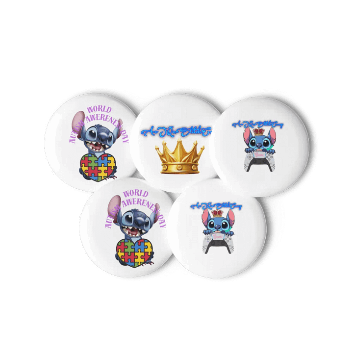 Royal Gamer Pin Button Set product image (3)