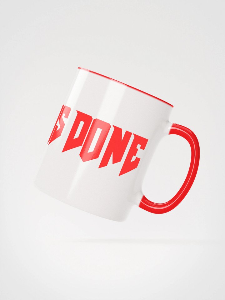 Humanity's Guardian God - Doom Slayer Saga - UNTIL IT IS DONE Bold Inspiration Ceramic Mug product image (2)
