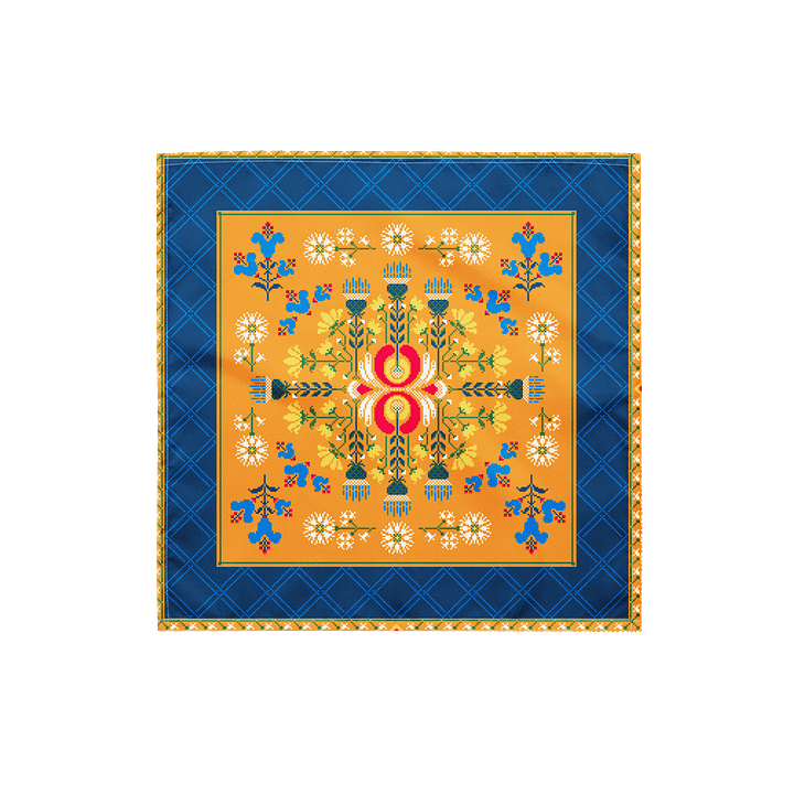 Scandinavian Floral All-Over Bandana product image (1)