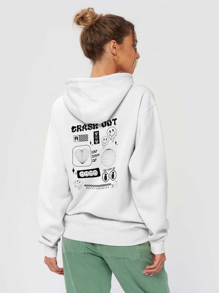 CRASH OUT HOODIE (BLACK) product image (3)