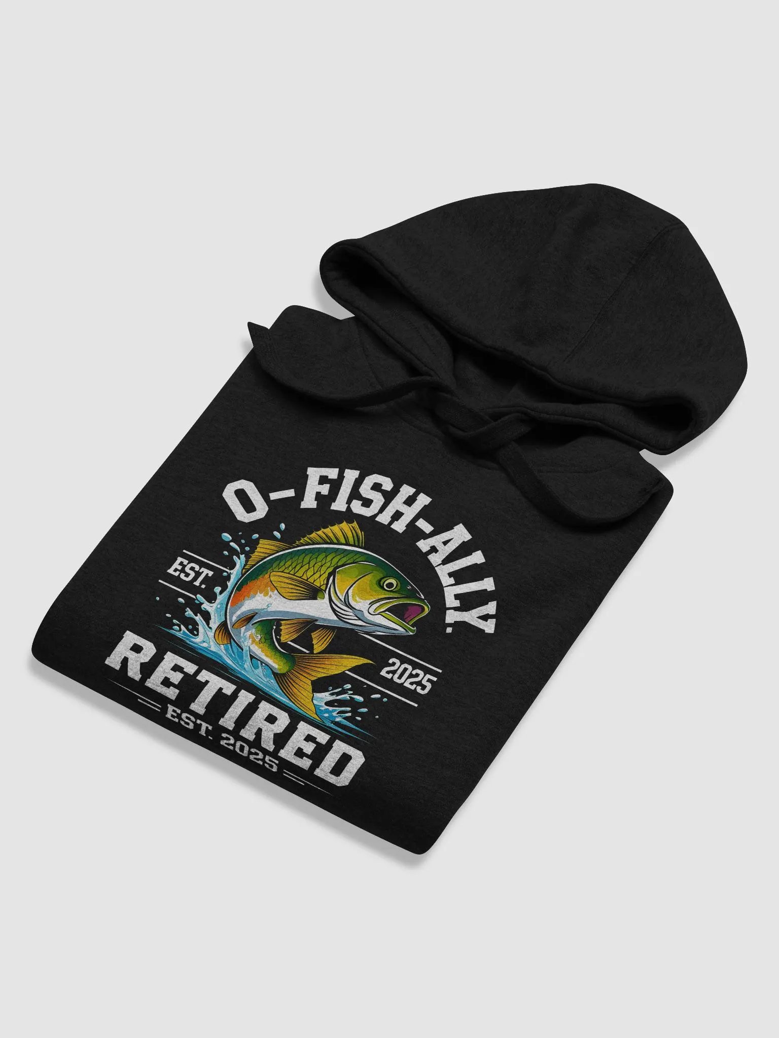 O-Fish-Ally Retired 2025 Fishing Lover Gift Idea Pullover hoodie product image (51)