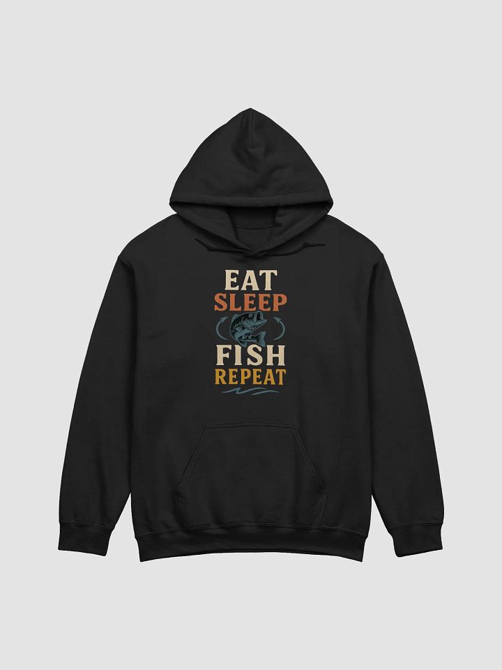 Fishing Hoodie – Eat Sleep Fish Repeat Graphic Pullover product image (3)