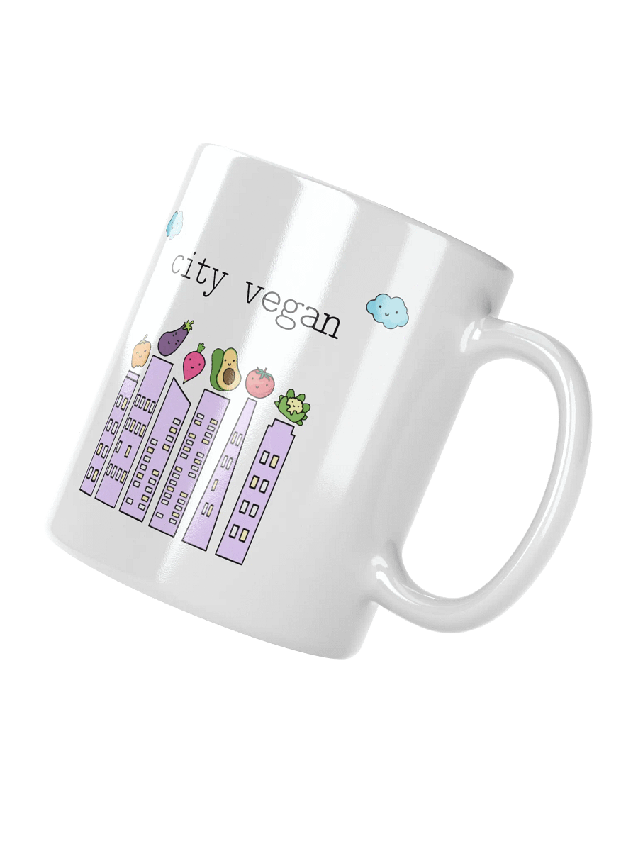 “City Vegan” Coffee or Tea Mug product image (2)