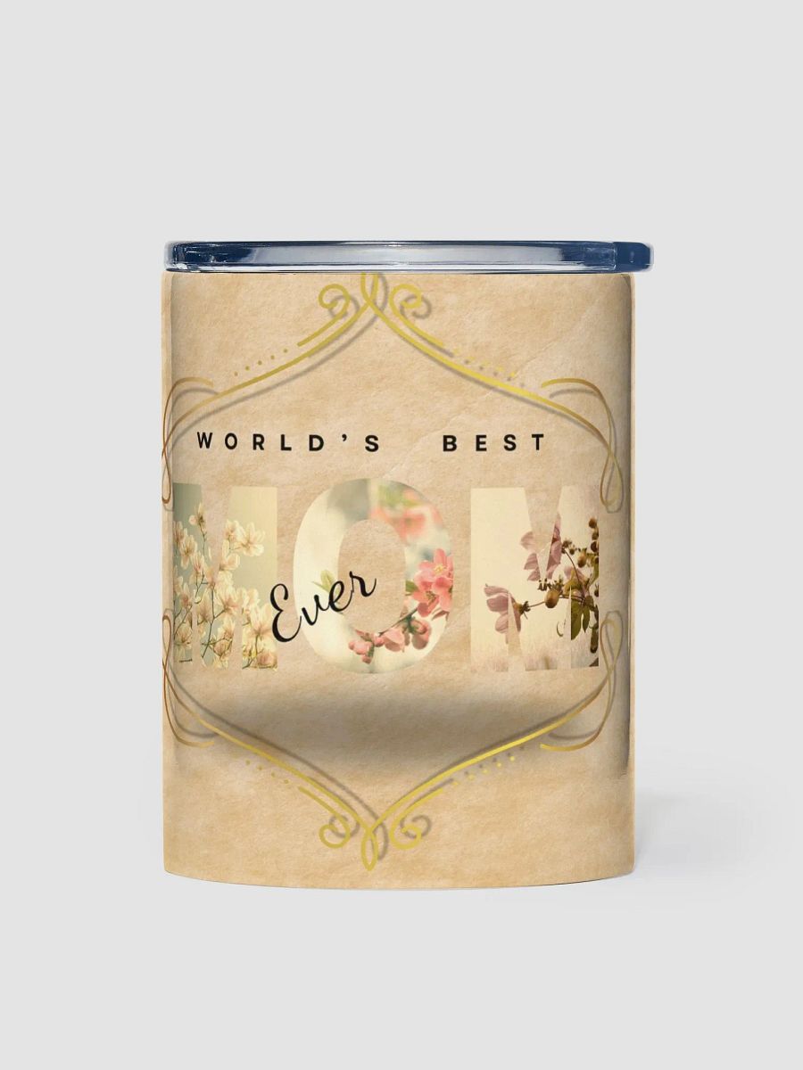 Floral World's Best Mom Tumbler mothersday gift for daughter mom friends product image (1)