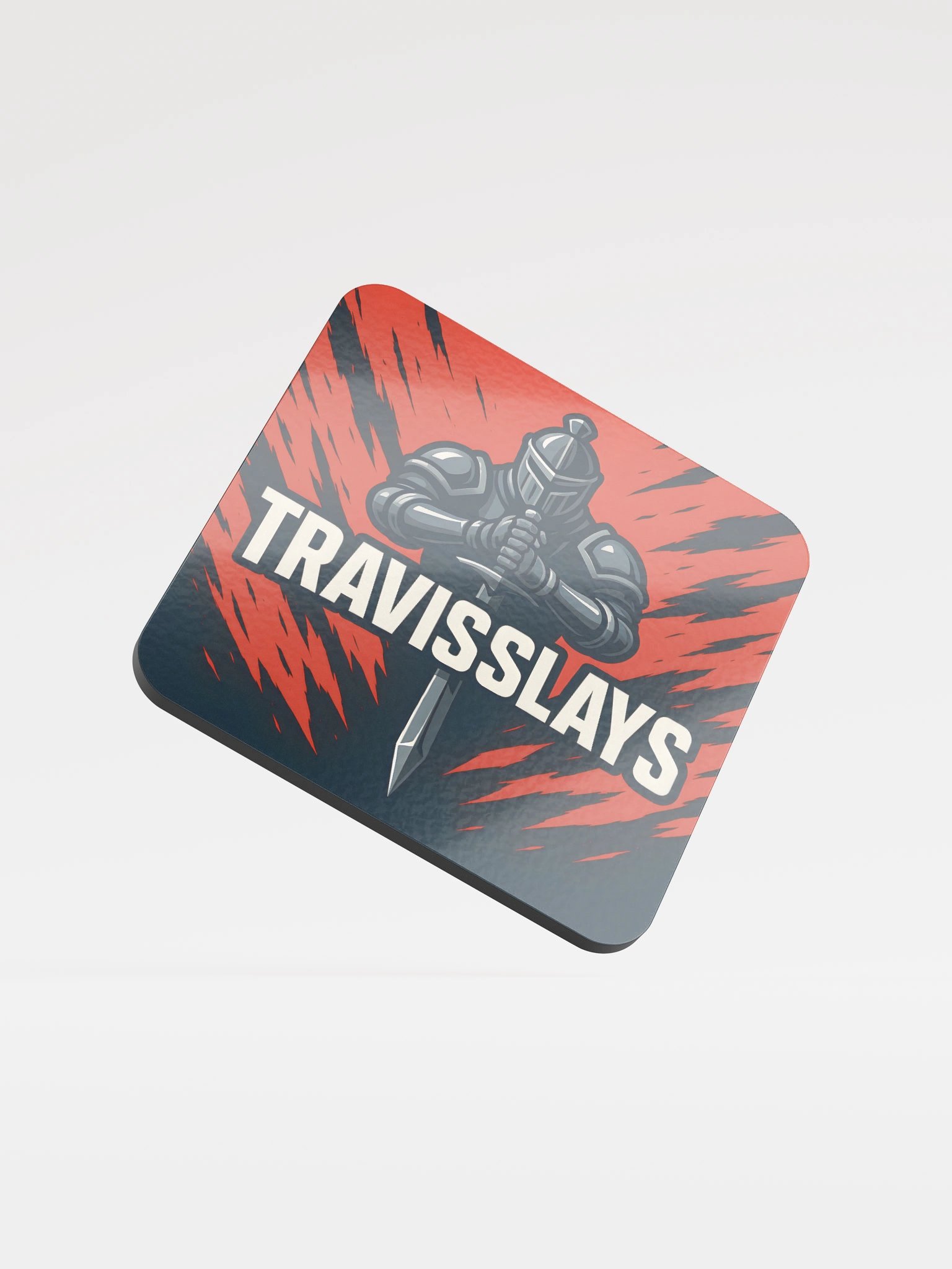 Knight's Valor Glossed Coaster product image (1)