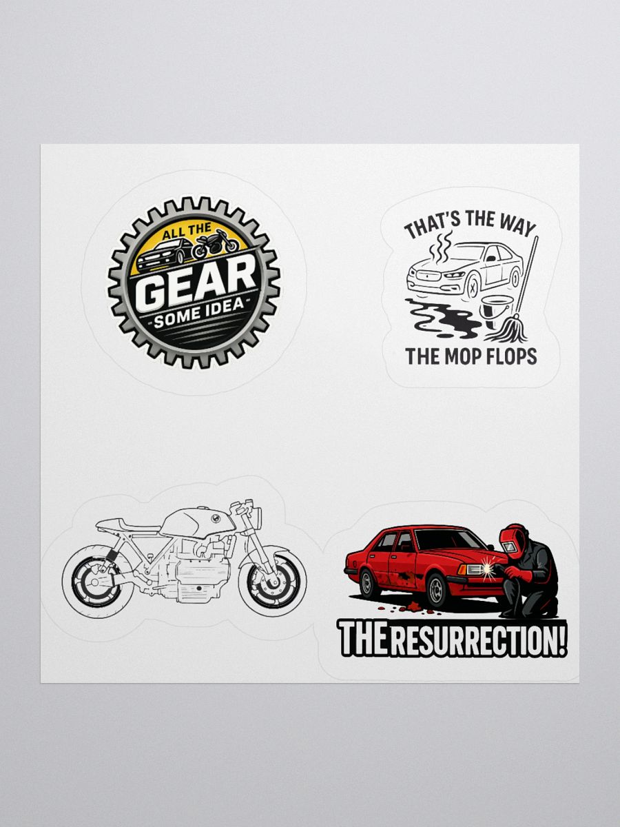 All The Gear Some Idea Sticker Kit product image (1)