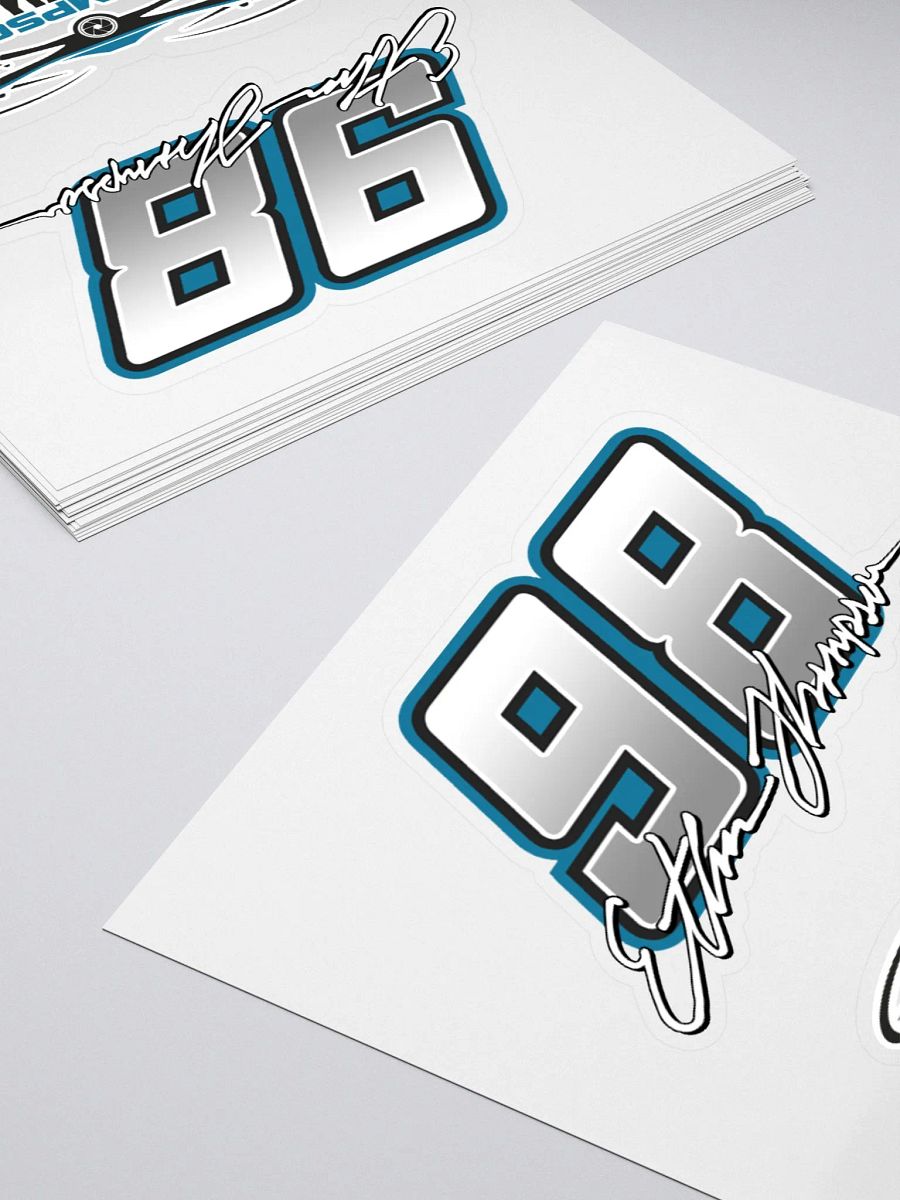 Ethan Thompson #98 & Drone Worx Window Decals product image (10)