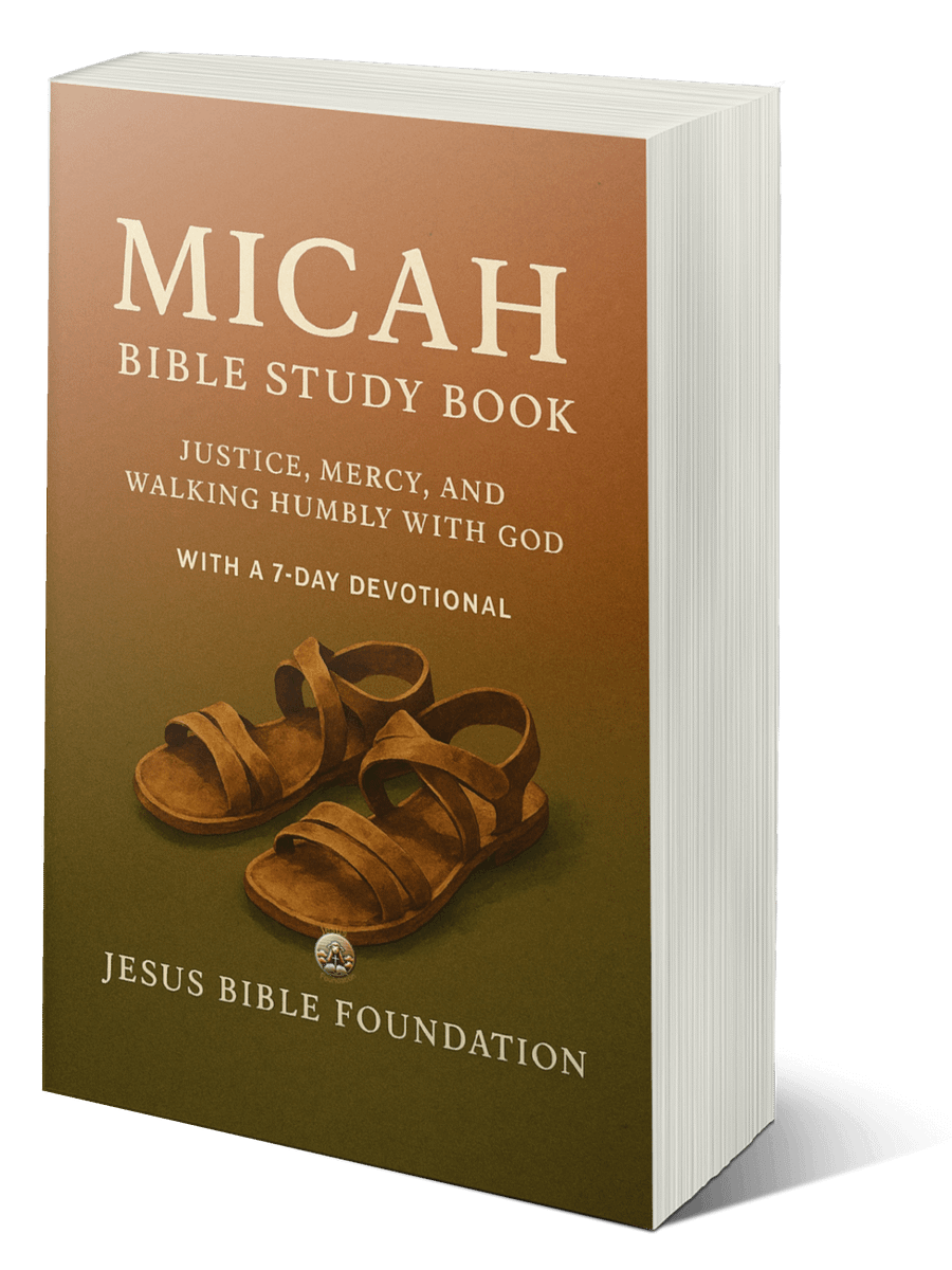 Micah Bible Study Book: Justice, Mercy, and Walking Humbly with God With A 7-Day Devotional product image (1)