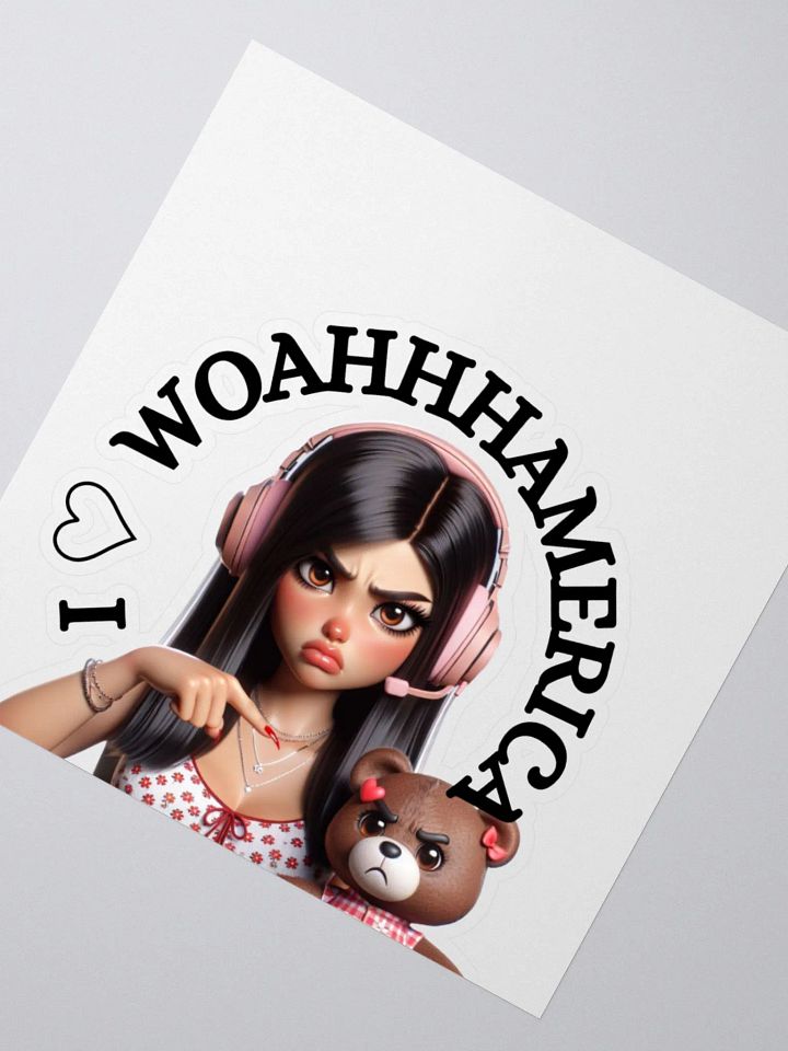 I Def Heart WoahhhAmerica Sticker product image (2)