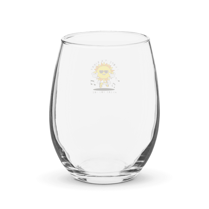 I Hope It's Sunny Wine Glass product image (2)