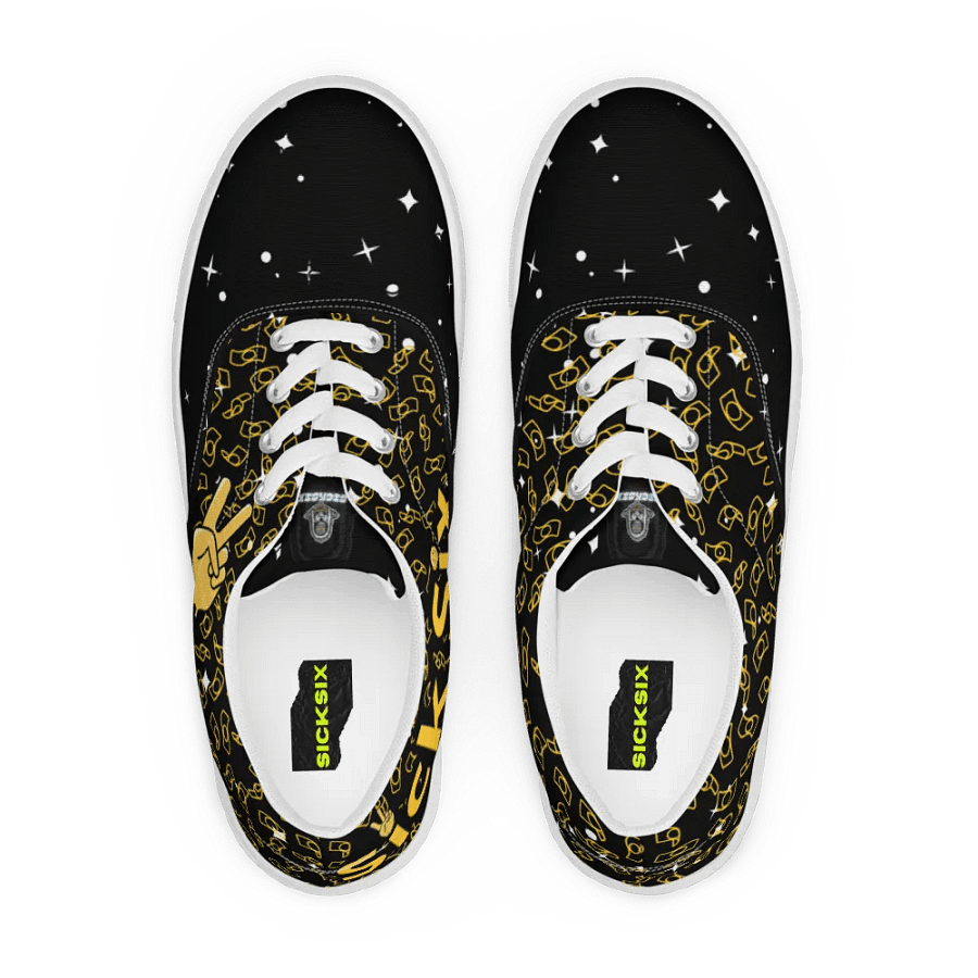 Sick Six Peace Sign Canvas Shoes product image (2)
