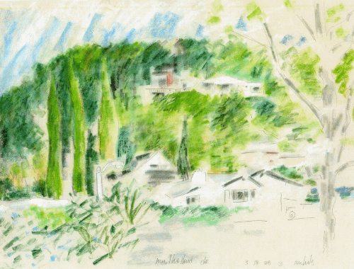 View from Mulholland Drive 3.18.88 print product image (1)