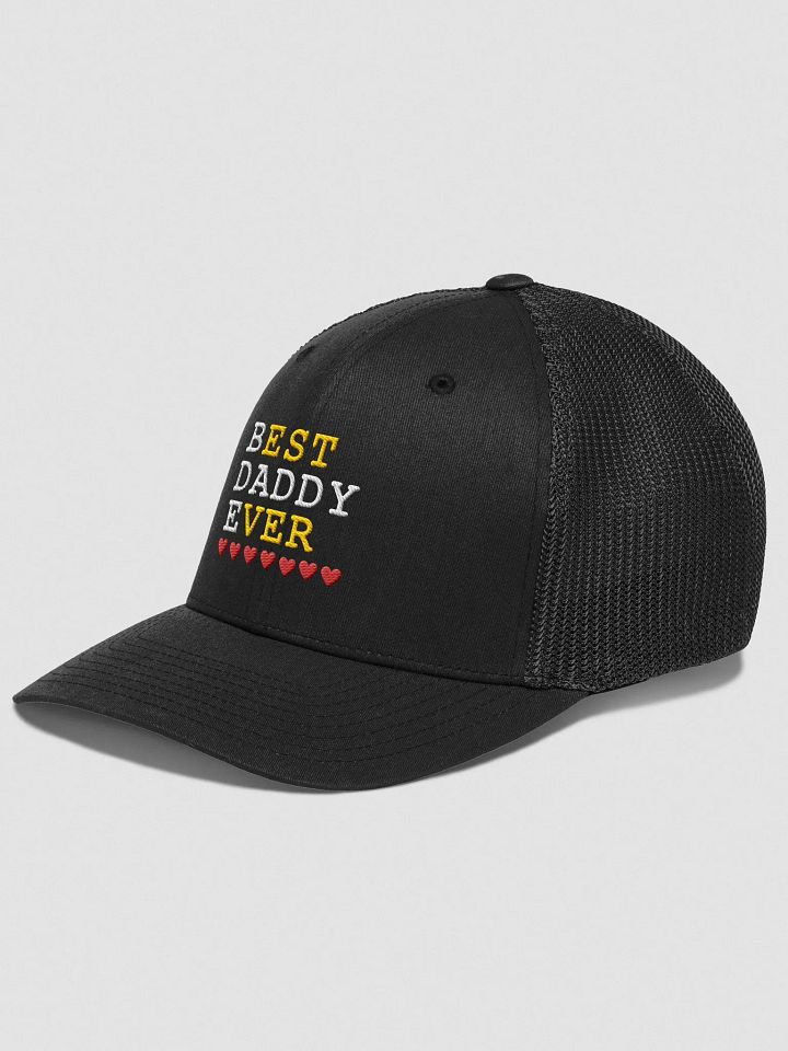 Best Daddy Ever Flexfit Mesh Back Trucker Hat product image (2)