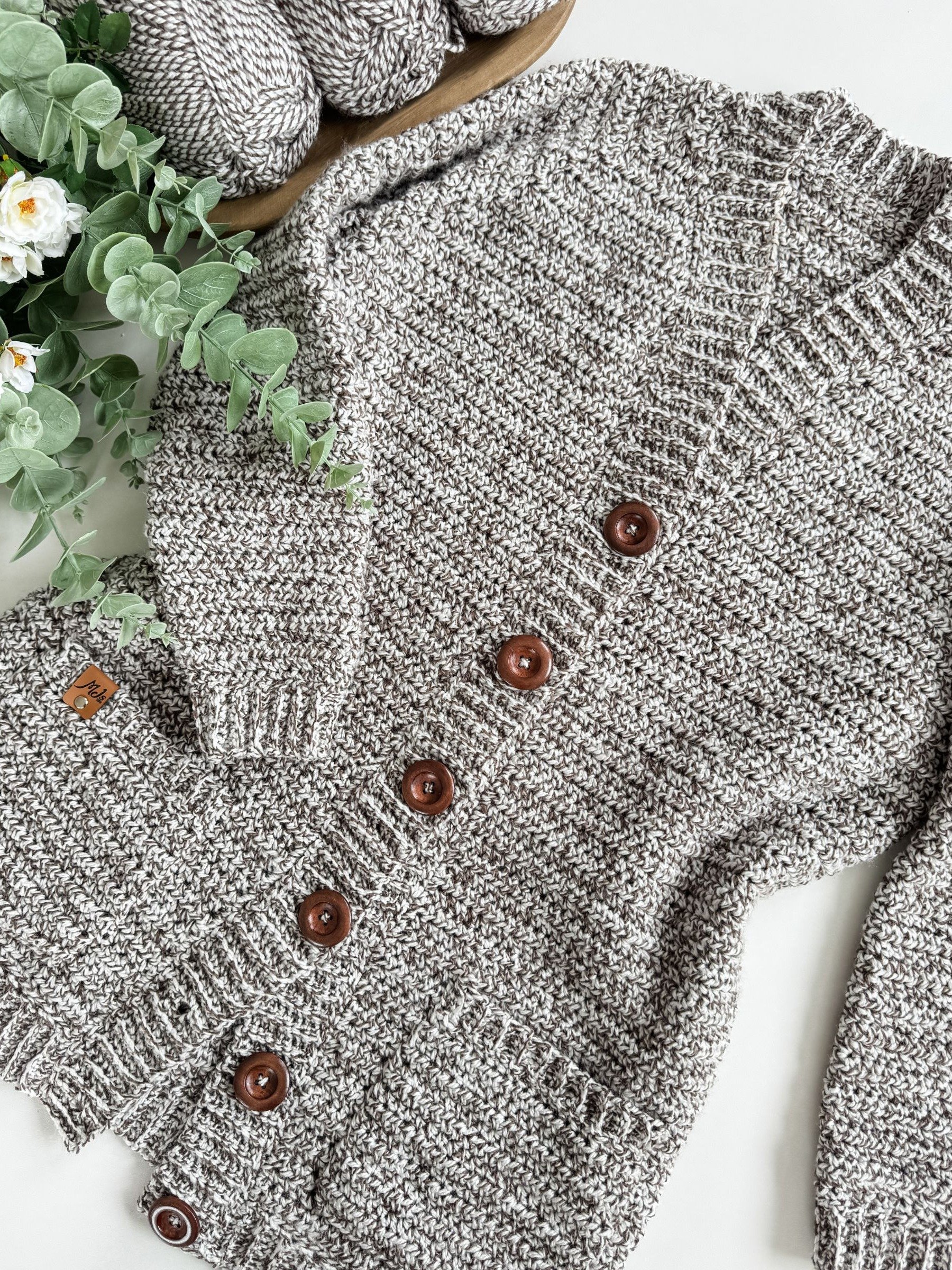 Everyday Ragg Cardigan Crochet Pattern product image (3)
