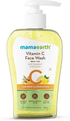 Mamaearth Vitamin C for Skin Glow & Illumination With Turmeric Face Wash (250 ml) product image (1)