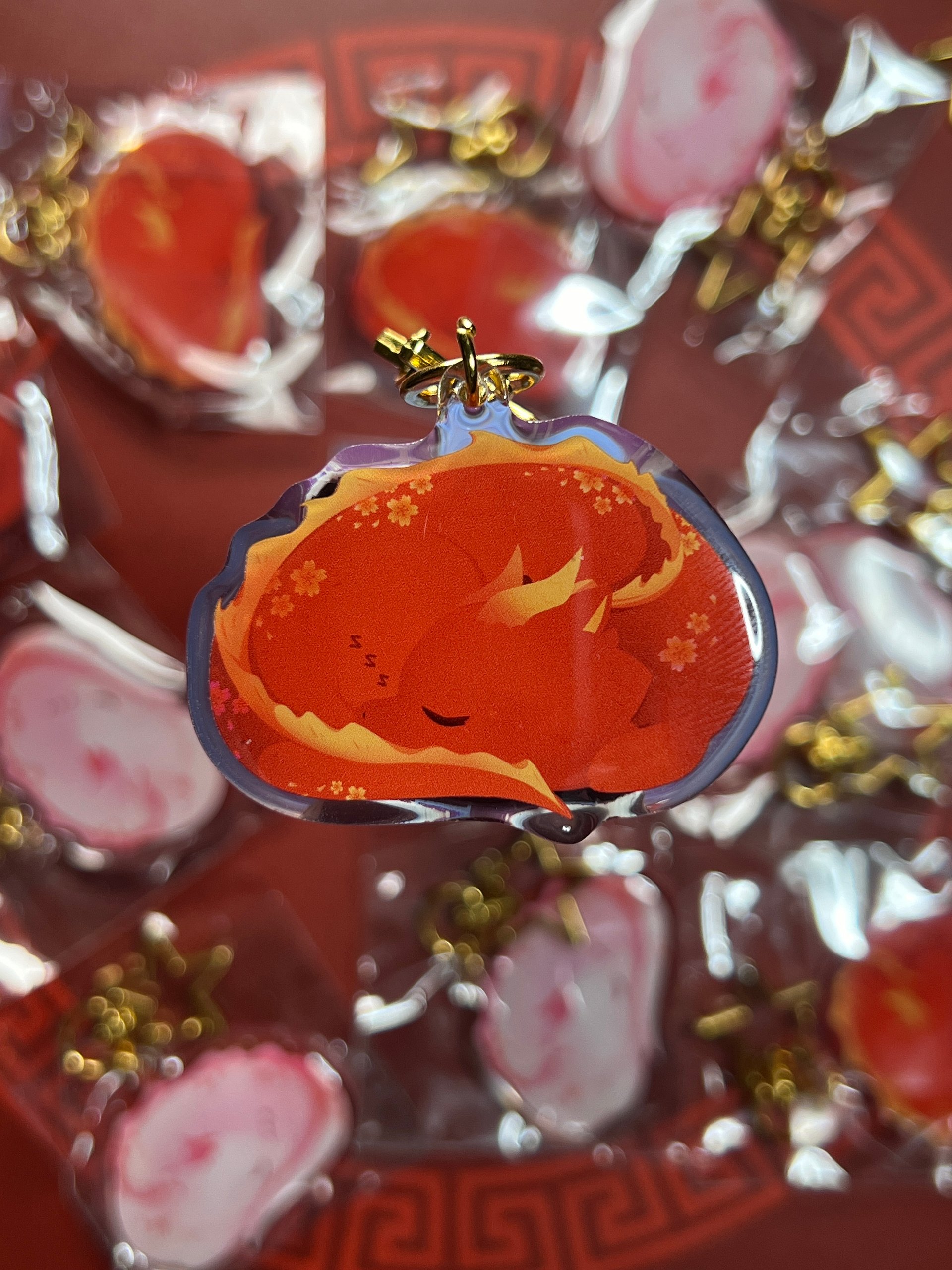 Sakura Sleepy Zodiac Dragon - Reversible Charm product image (2)