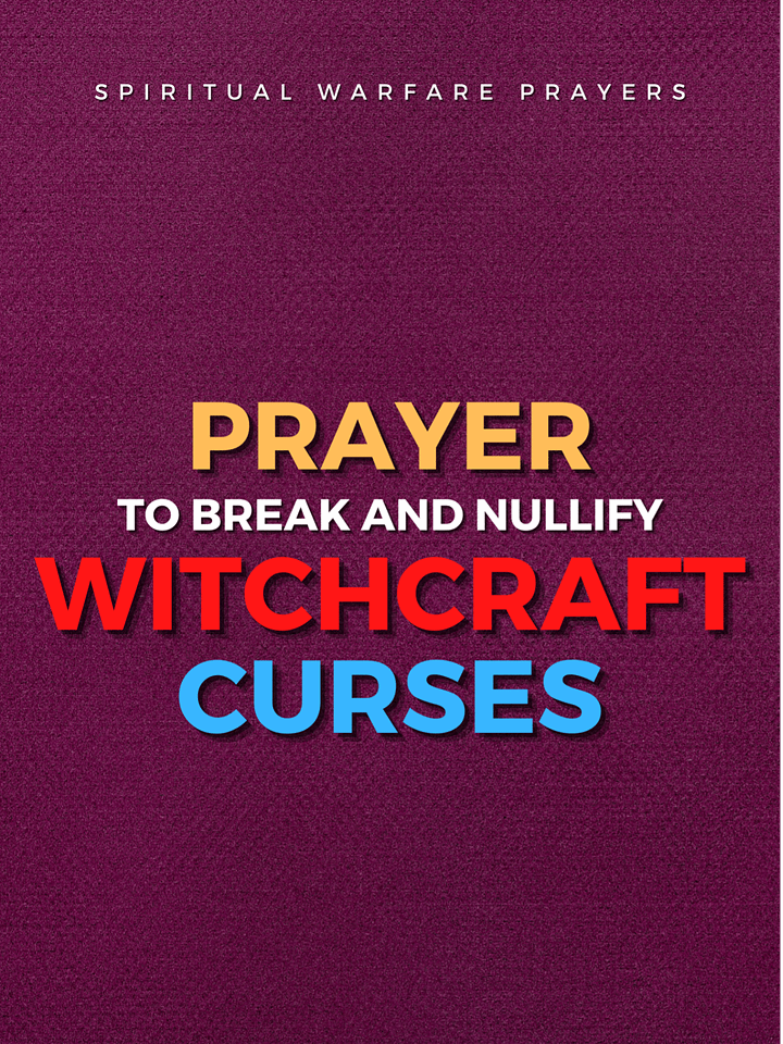 Prayer To Break Witchcraft Curses product image (1)