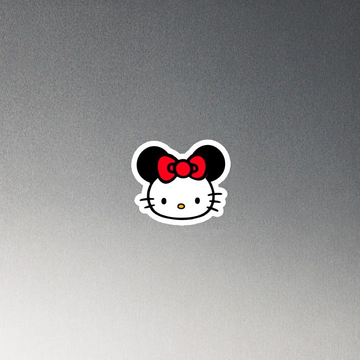 Hello Kitty x Minnie Magnet (Red Bow) product image (3)