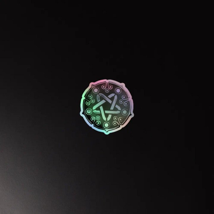 "Obsidian Star" Sticker product image (2)