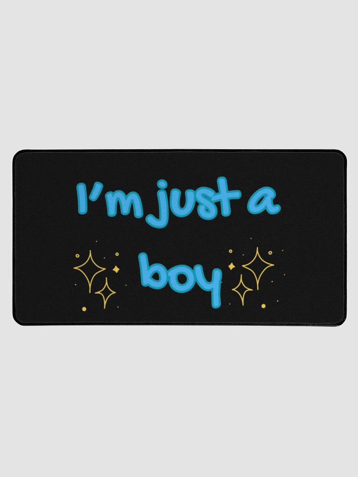 Just a boy mousepad product image (1)