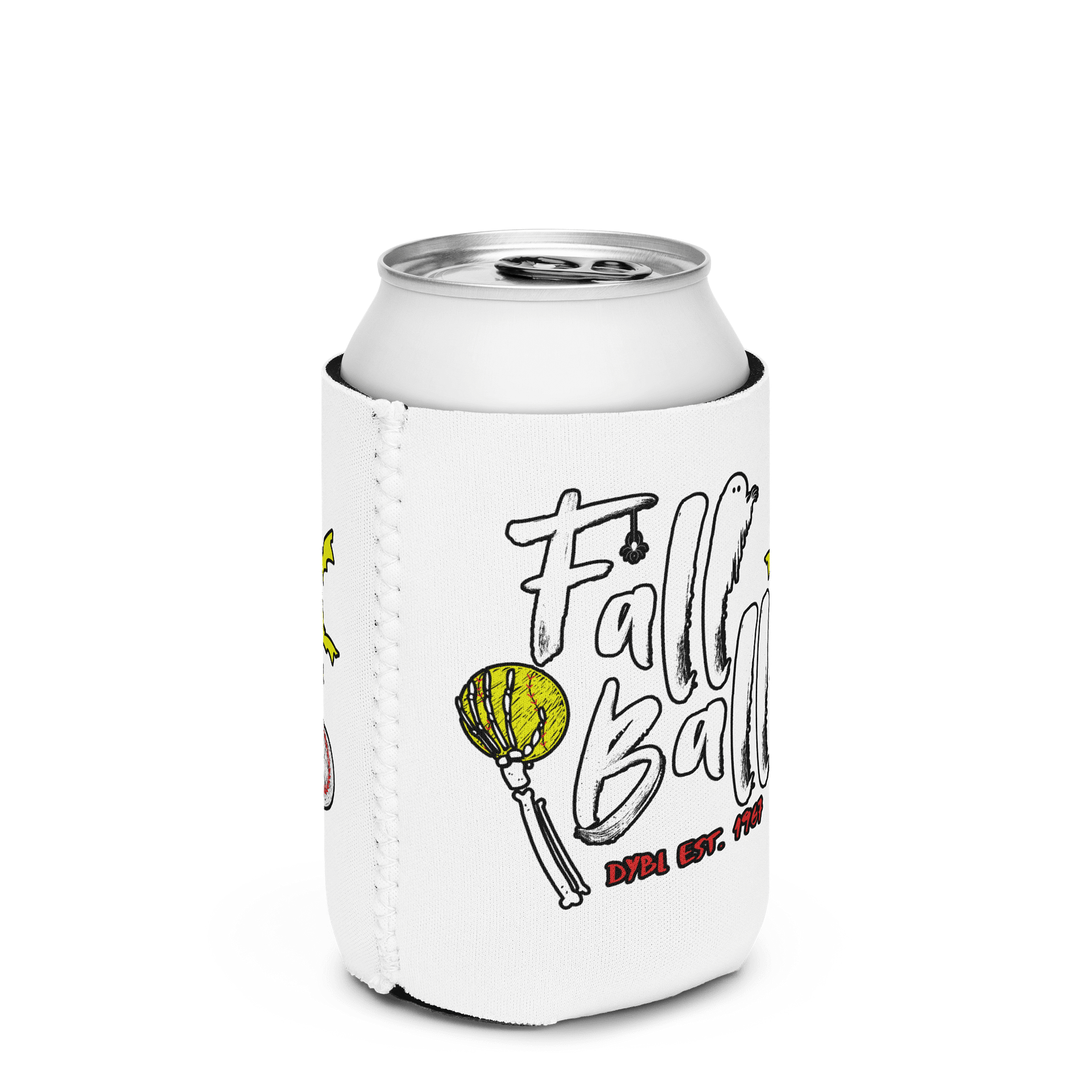 Spooky Fall Ball Can Cooler product image (2)