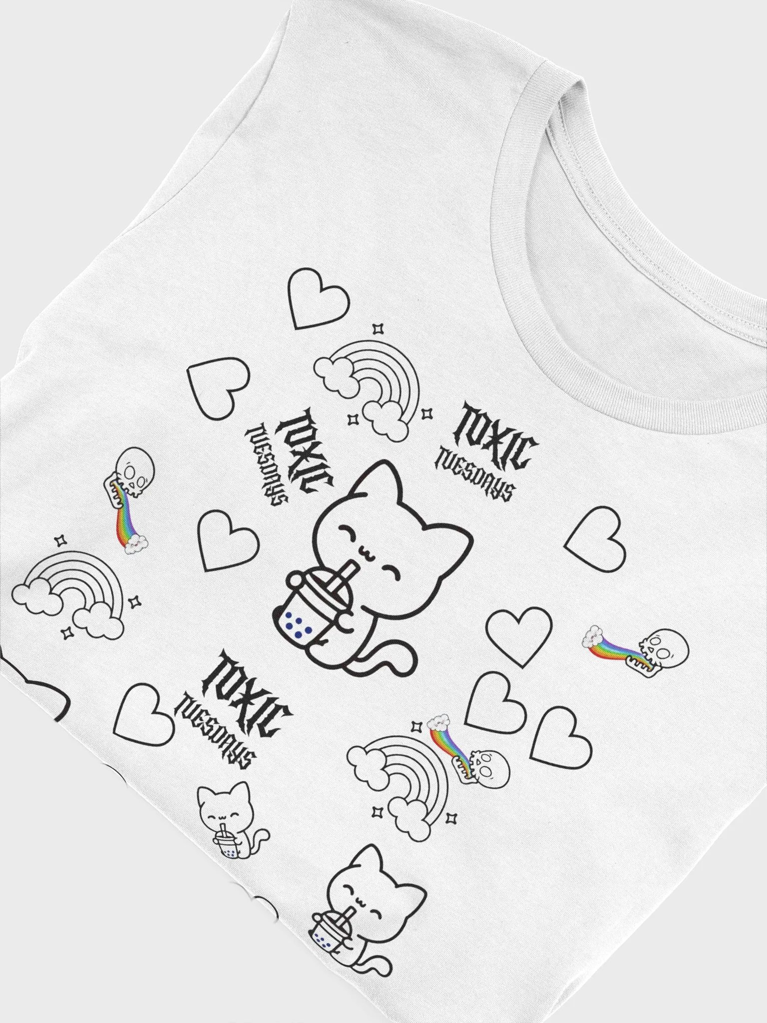 Toxic Tuesdays Cartoon Cat T-Shirt product image (7)