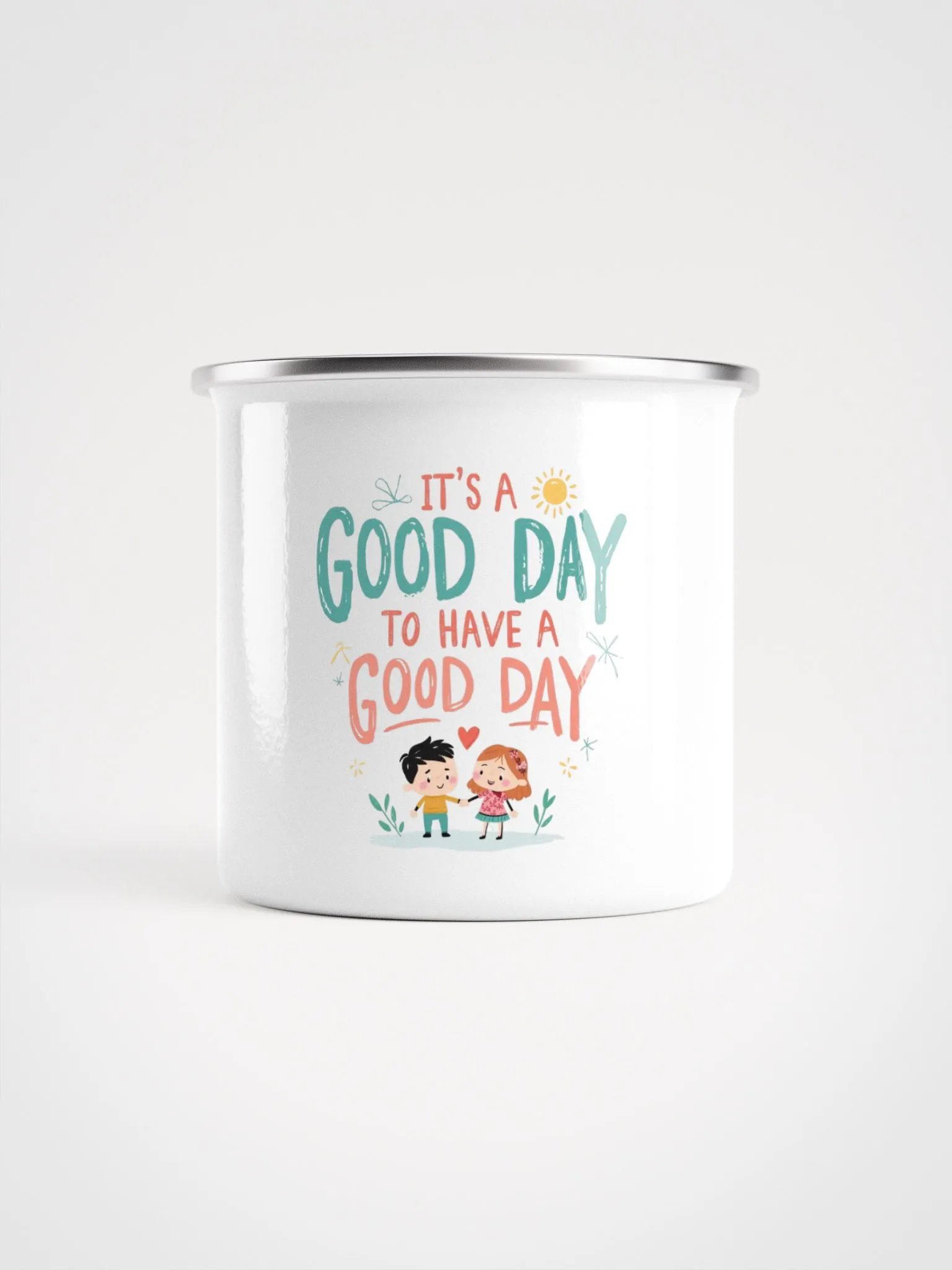 Good Day Sunshine Enamel Mug product image (2)