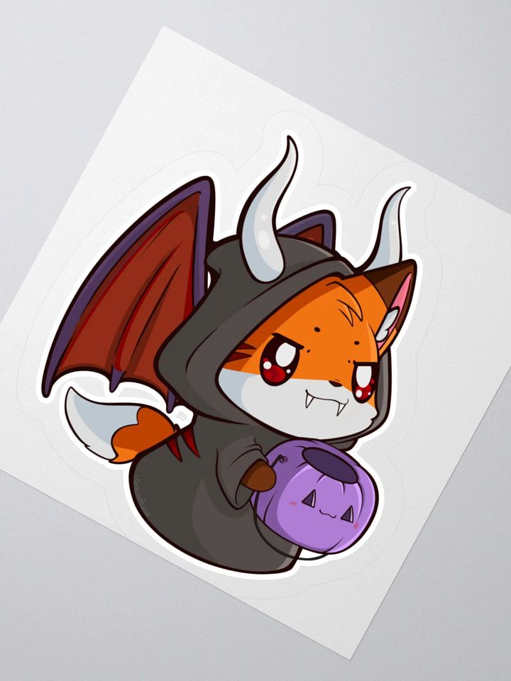 Tots the Fox Spooky Sticker product image (1)