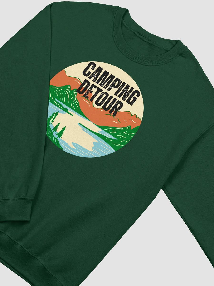 Camping Detour Unisex Crewneck Sweatshirt product image (3)