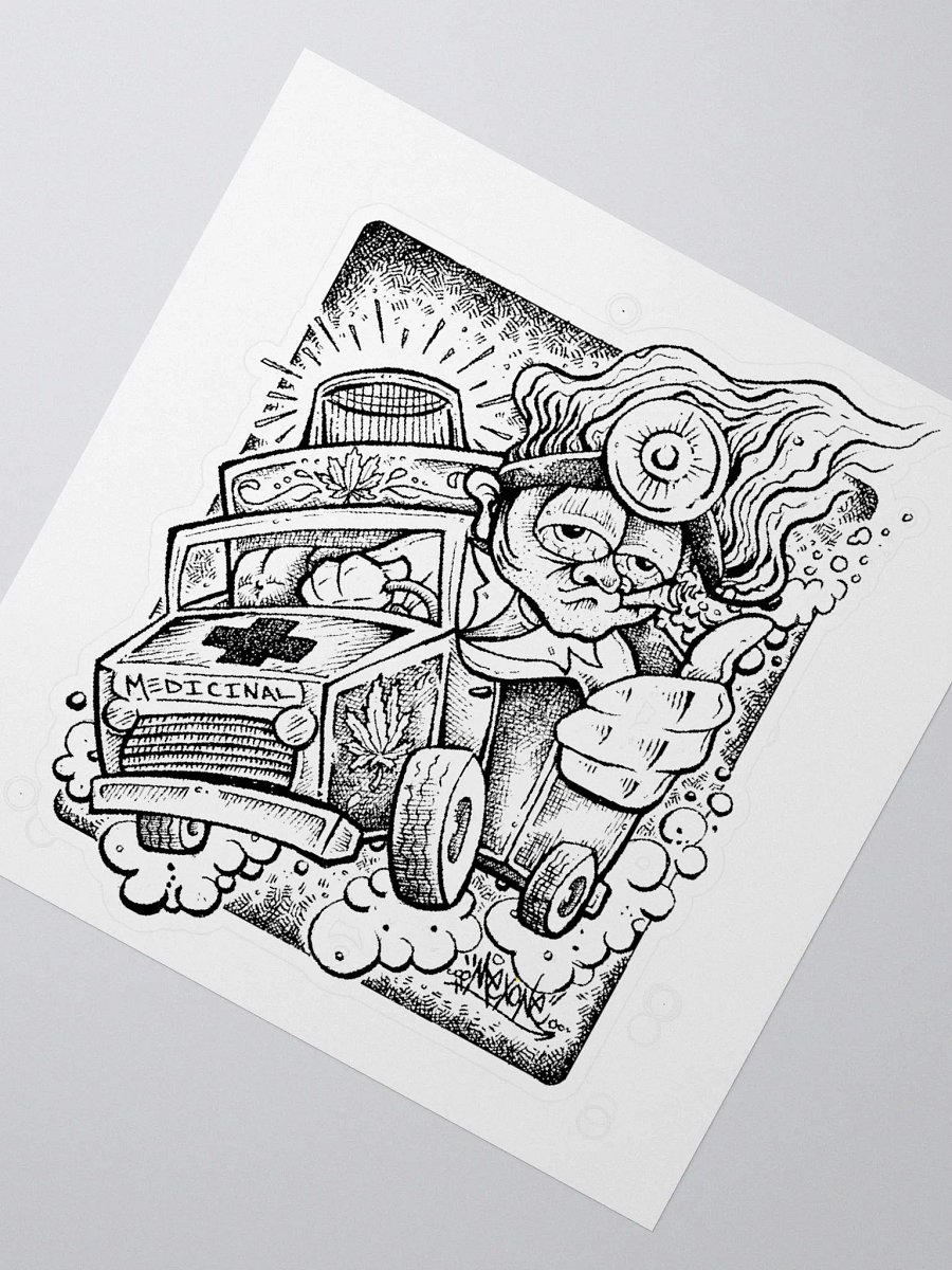 Medicinal Kiss Cut Sticker product image (2)