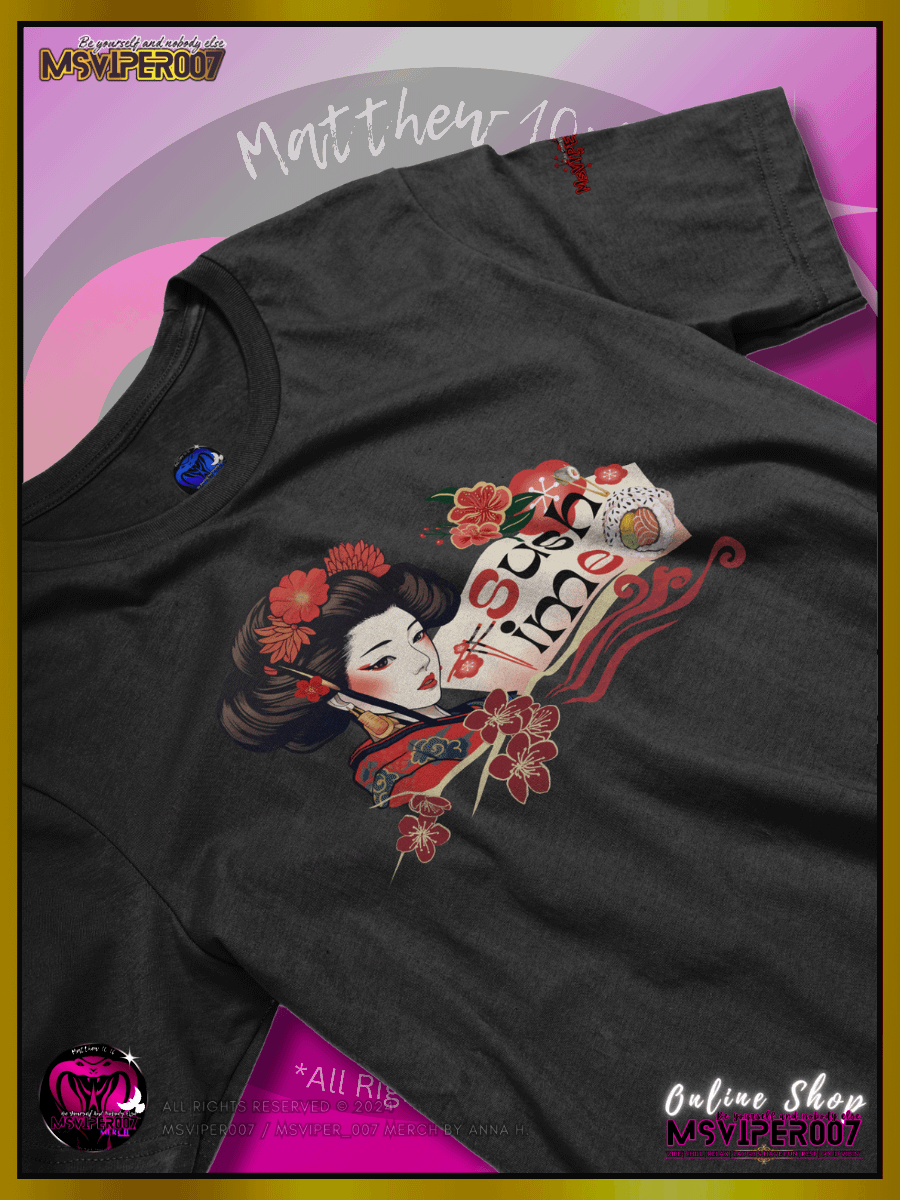 T-Shirt - MsViper007's "Sushi Time" Cozy Womens T-Shirt By Anna H. product image (2)