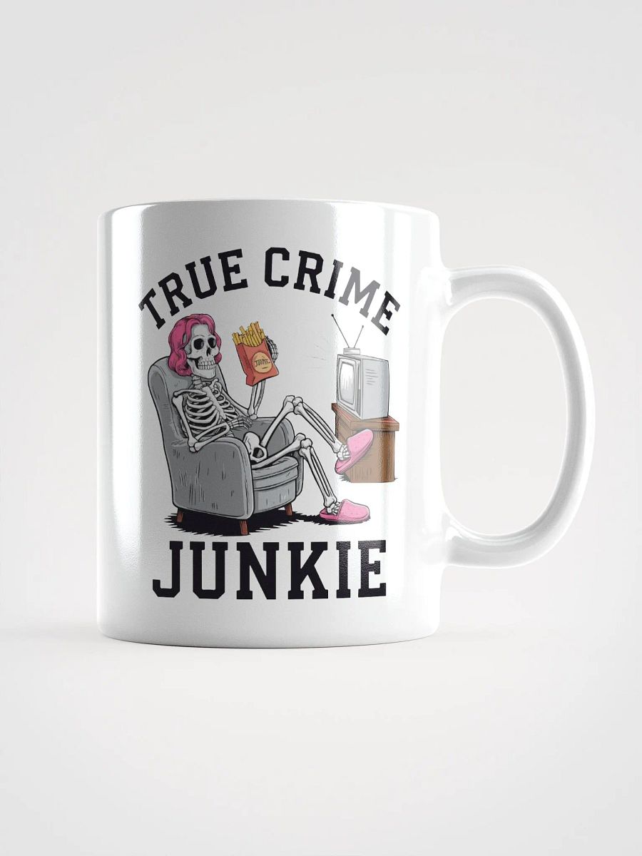 True Crime Junkie Skeleton Mug product image (6)