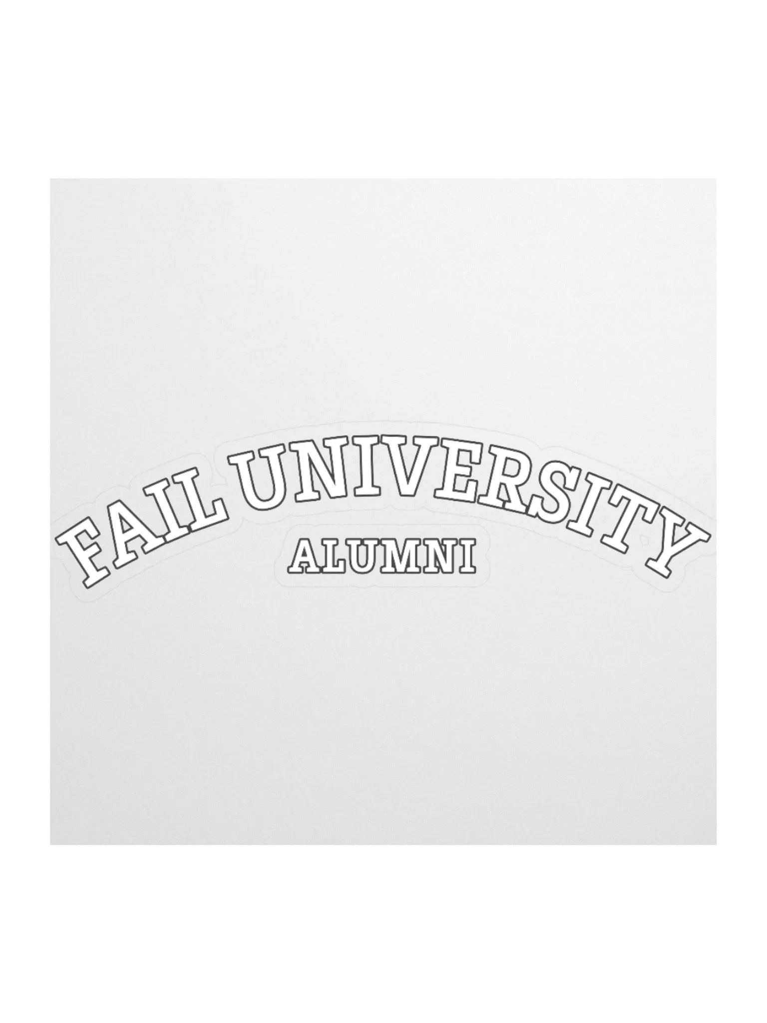 Fail University Sticker product image (1)