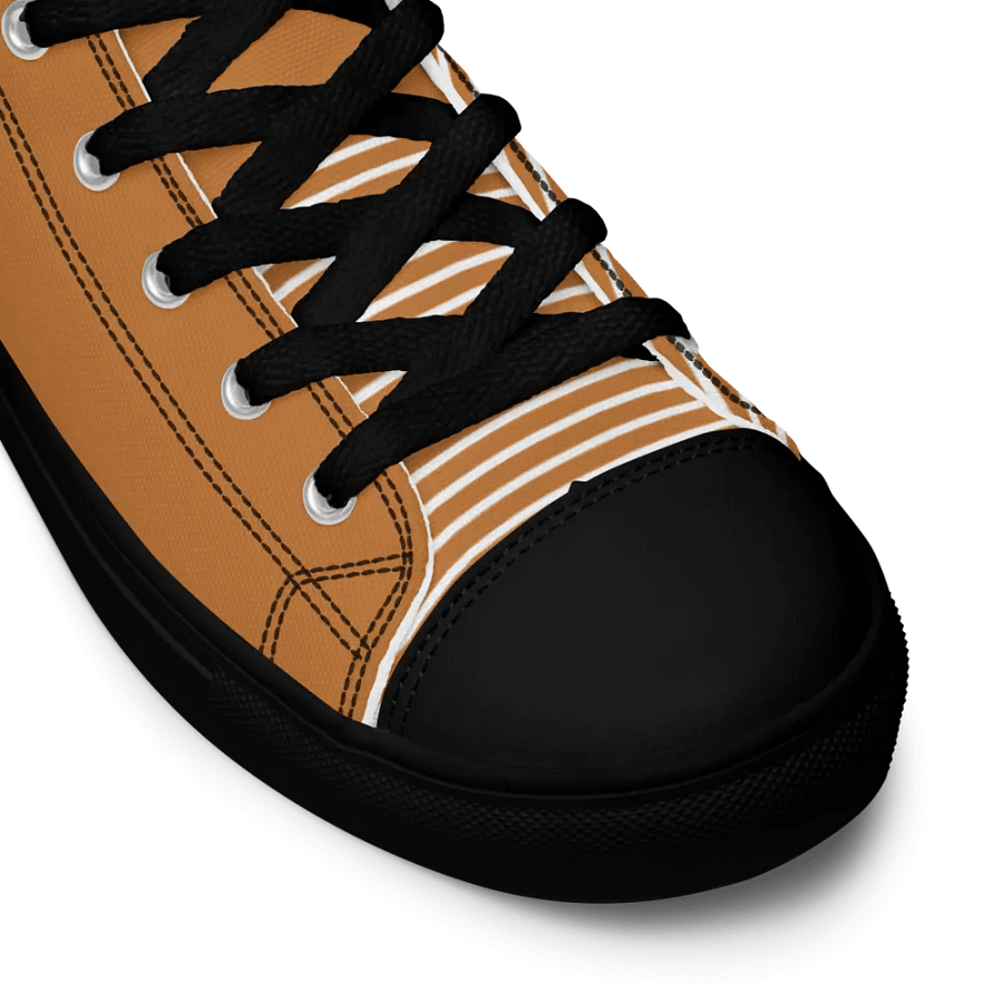 BBG Tan Pattern High Tops - Black Soles product image (9)