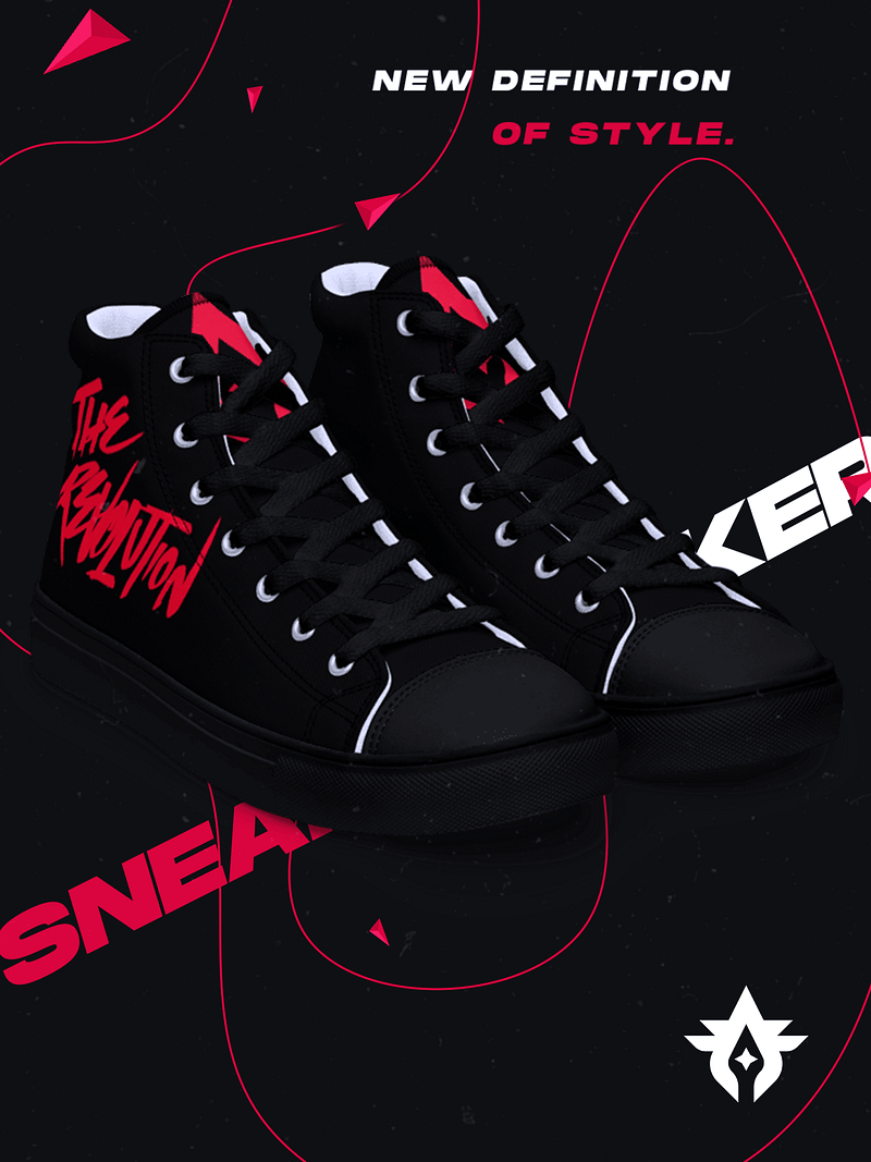 Aero Red & Black High Top