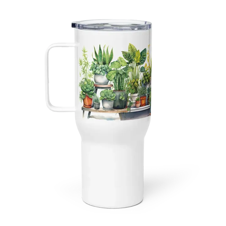 Lush & Lovely Potted Plant Travel Mug product image (1)