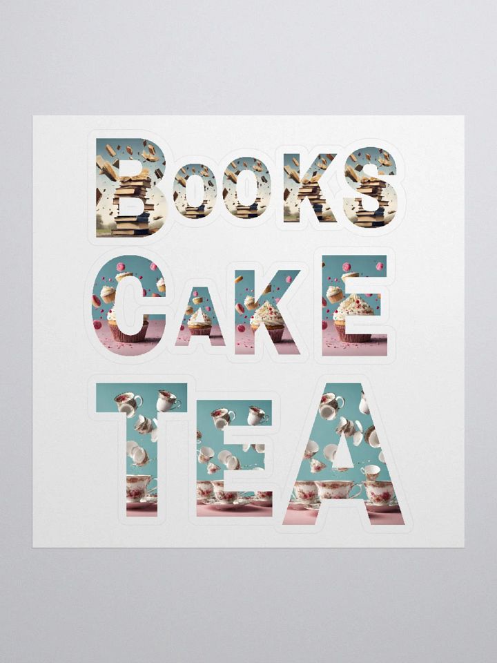 Books Cake Tea - Stickers product image (1)