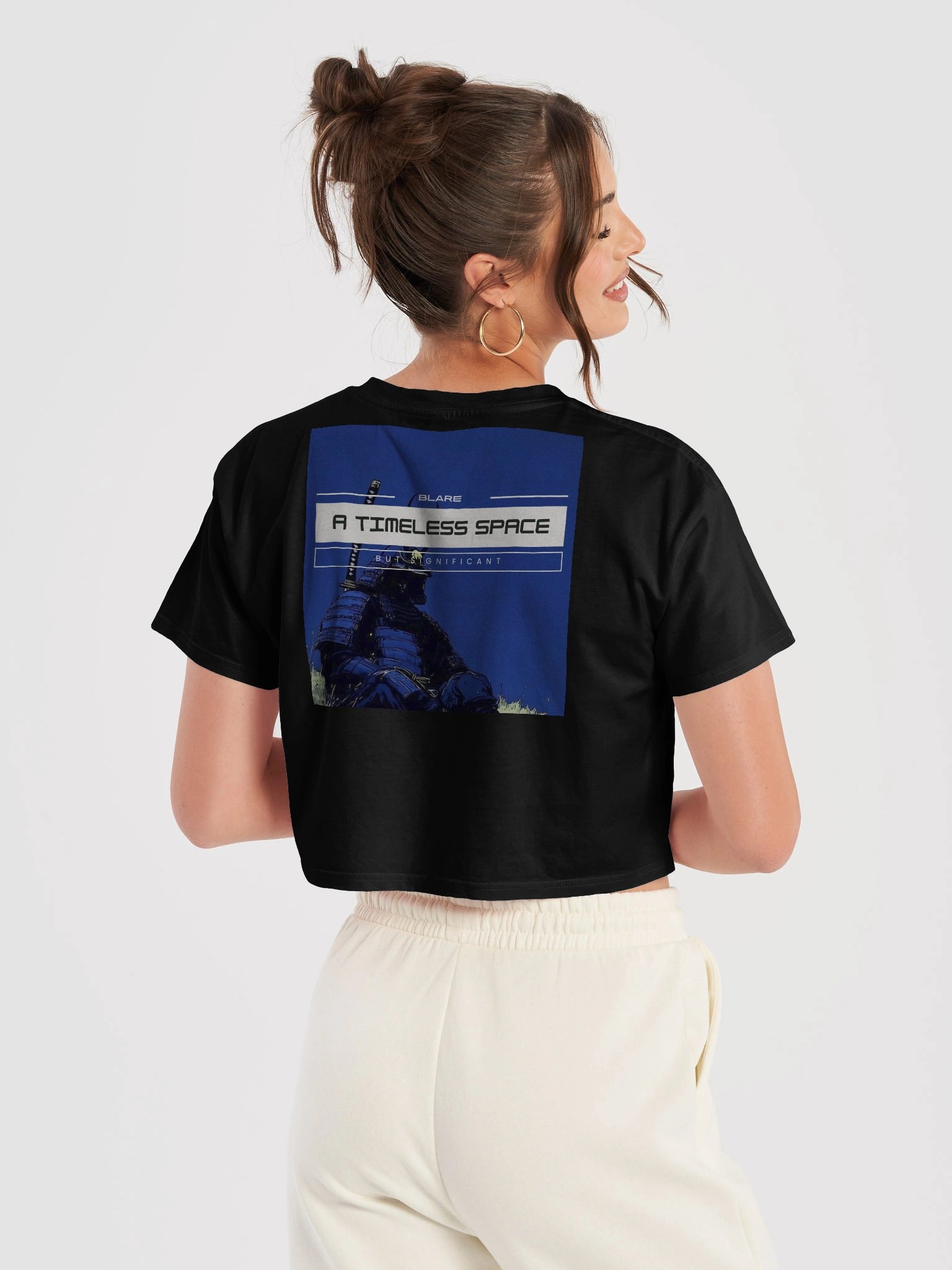 A Timeless Space Collection Futurism Women's Crop Top product image (14)