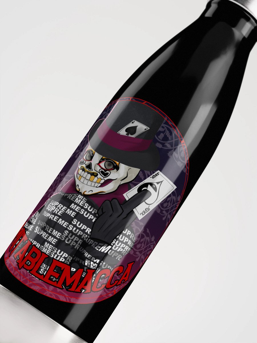 Macca's Logo on a steel water bottle product image (5)
