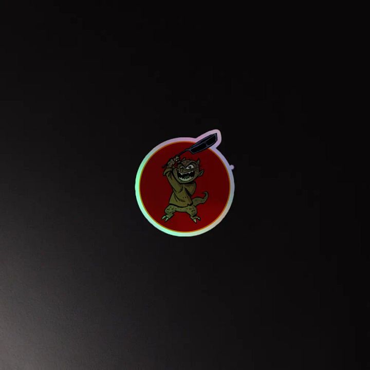 Goblin Holographic Sticker product image (2)